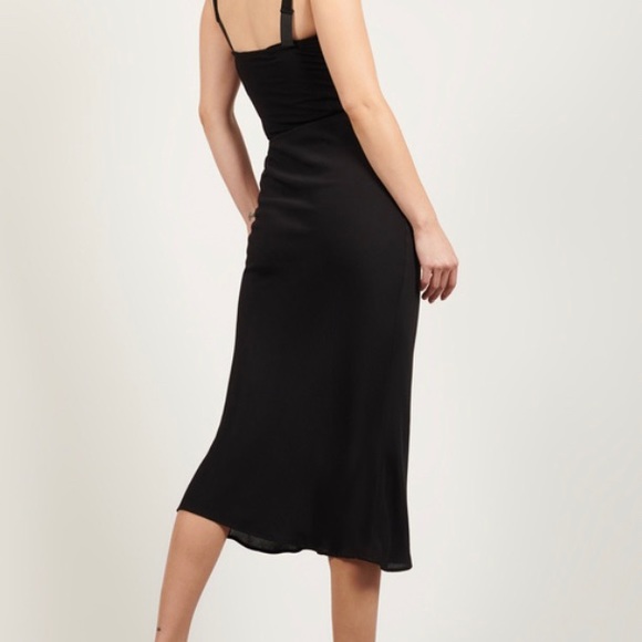 NWOT | AUDREY 3 + 1 - BLACK MIDI SKIRT - Picture 2 of 7